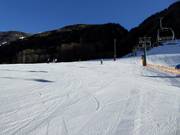 Oefenweide bij de Bruggerbahn in het dal