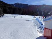 Sleeplift Randötsch in het dal om te oefenen