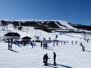Uitzicht over het skigebied Stöten
