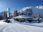 Bergschlössl bij het bergstation van de Höfi-Express II