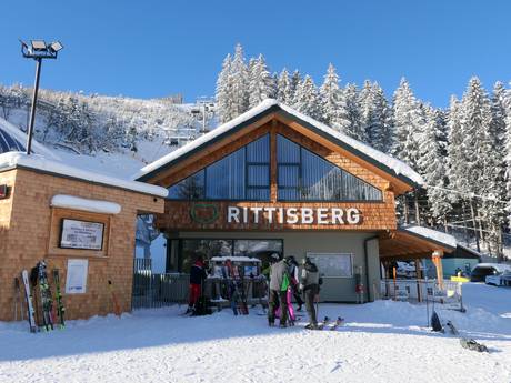 Dachsteingebergte: netheid van de skigebieden – Netheid Ramsau am Dachstein – Rittisberg