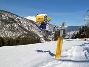 Sneeuwkanonnen op de Marienberg