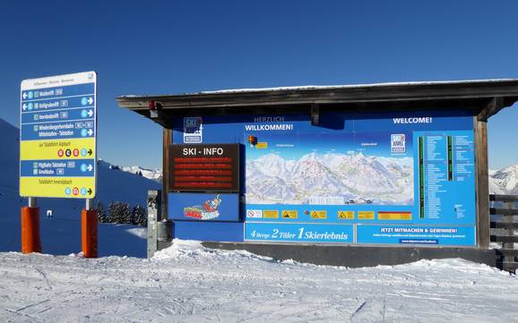 Wildschönau: oriëntatie in skigebieden – Oriëntatie Ski Juwel Alpbachtal Wildschönau