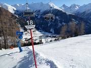 Moeilijke piste nr. 18 in Kals