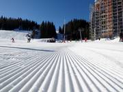 Geprepareerde piste in het skigebied Jahorina