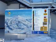 Modern informatiebord met statusweergave bij de Venet