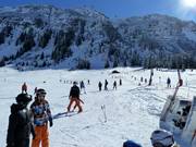 Gemakkelijke piste bij Flühen in Lech
