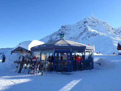 Sneeuwbar Harschbichl op de top