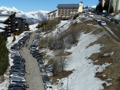 Tarentaise: bereikbaarheid van en parkeermogelijkheden bij de skigebieden – Bereikbaarheid, parkeren Les 3 Vallées – Val Thorens/Les Menuires/Méribel/Courchevel
