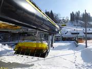 Solisko-Hala Skrzyczeńska - 6-persoons hogesnelheidsstoeltjeslift (koppelbaar) met kap en stoelverwarming