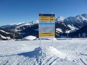 Bewegwijzering in Gerlos