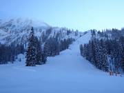 Middelzware dalafdaling bij de Rastkopf