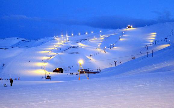 Grootste hoogteverschil in Zuid-Eiland – skigebied Bláfjöll