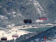 Cabrio-flitser met Achensee