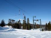 Kulmahissi - Sleeplift met T-beugel/Ankerlift