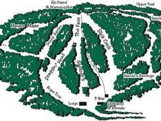 Pistekaart Ferguson Ridge