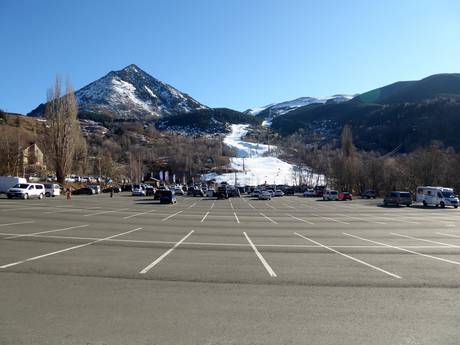 Aragón: bereikbaarheid van en parkeermogelijkheden bij de skigebieden – Bereikbaarheid, parkeren Cerler