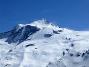 Uitzicht vanaf de Tuxerjoch op het gletsjerskigebied