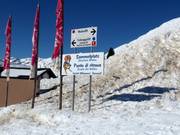 bewegwijzering bij het middenstation