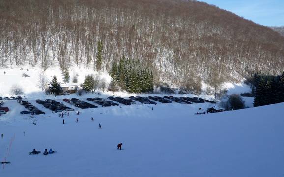 Göppingen: bereikbaarheid van en parkeermogelijkheden bij de skigebieden – Bereikbaarheid, parkeren Bläsiberg – Wiesensteig