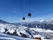 Planai West II - 8-persoons gondel (met 1 kabel)