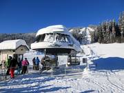 Sunburst Express - 4-persoons hogesnelheidsstoeltjeslift (koppelbaar) met kap