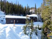 Sneeuwfabriek op de Bald Mountain in Sun Valley