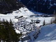 Uitzicht op Kals am Großglockner
