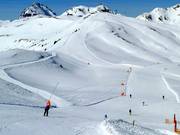 Uitzicht op de piste nr. 73 bij de Hartkaser