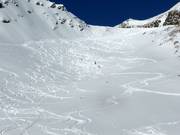 Onbeveiligd vrij skigebied