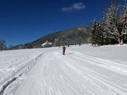 Makkelijke piste van de Zauberlift naar de Bergkristalllift
