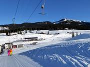 Uitzicht op de accommodaties op de Winklmoosalm