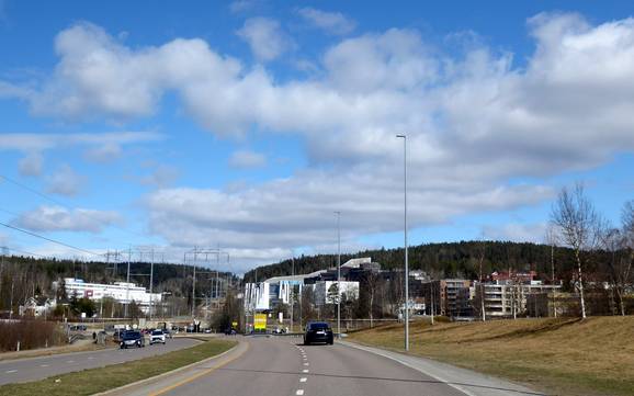 Akershus: bereikbaarheid van en parkeermogelijkheden bij de skigebieden – Bereikbaarheid, parkeren SNØ