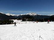 Beginnersgebied in het Pal Sektor bij La Caubella (aankomst gondelbaan van La Massana)