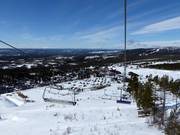Uitzicht op het vakantiedorp Idre Fjäll
