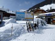 Informatiebord bij de Standseilbahn Allmendhubel