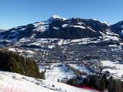 Uitzicht op de accommodaties in Kitzbühel