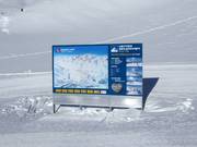 Informatiebord bij het bergstation