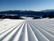 Perfect geprepareerde piste in het skigebied Les Angles