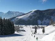 Uitzicht vanaf de Zauberlift op de Rittisberg