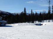 Langlaufloipes in het Hellner Stadion