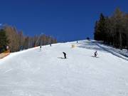 Zwarte panoramische afdaling