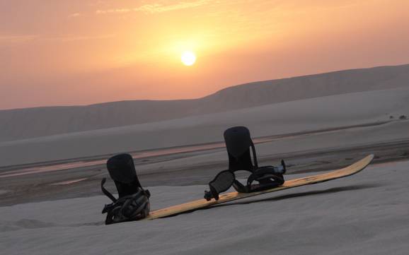 Beste skigebied in Katar – Beoordeling Sandboarding Mesaieed (Doha)