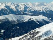 Uitzicht op het skigebied Jochtal vanaf Gitschberg