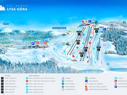 Skigebied Łysa Góra – Dziwiszów