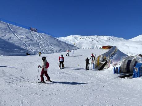 Skigebieden voor beginners in de Sesvennagroep – Beginners Schöneben (Belpiano)/Haideralm (Malga San Valentino)