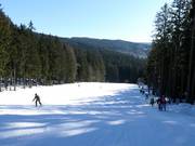 Gemakkelijke piste bij de sleeplift Spodní Šance