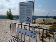 Informatiebord bij het bergstation