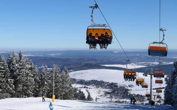 regio Ústí: beoordelingen van skigebieden – Beoordeling Keilberg (Klínovec)
