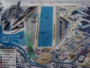 Pistekaart bij het dalstation in de Base Lodge